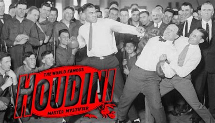 Did houdini die from getting punched?