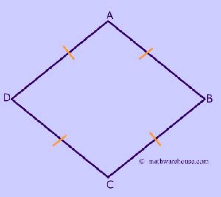 Does a rhombus have congruent diagonals?