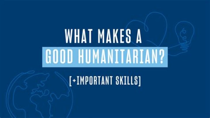 For humanitarian reasons meaning?