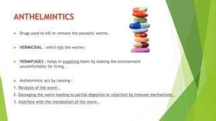 What is vermicidal used for?
