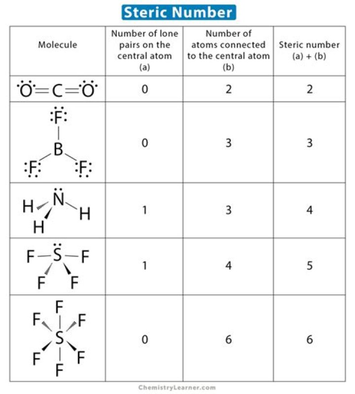 Whats a steric number?