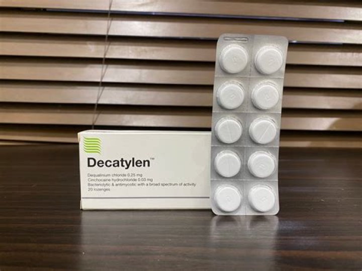 When to take decatylen lozenges?