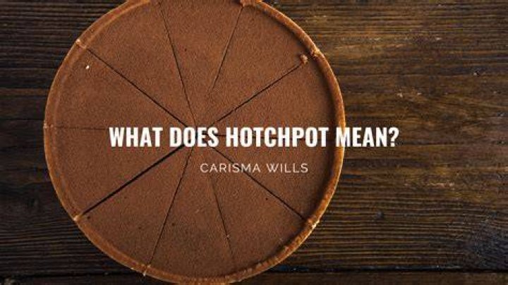 Where does the word hotchpot come from?