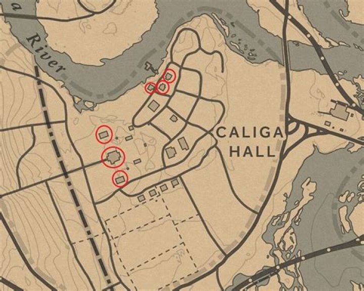 Where is caliga hall rdr2?