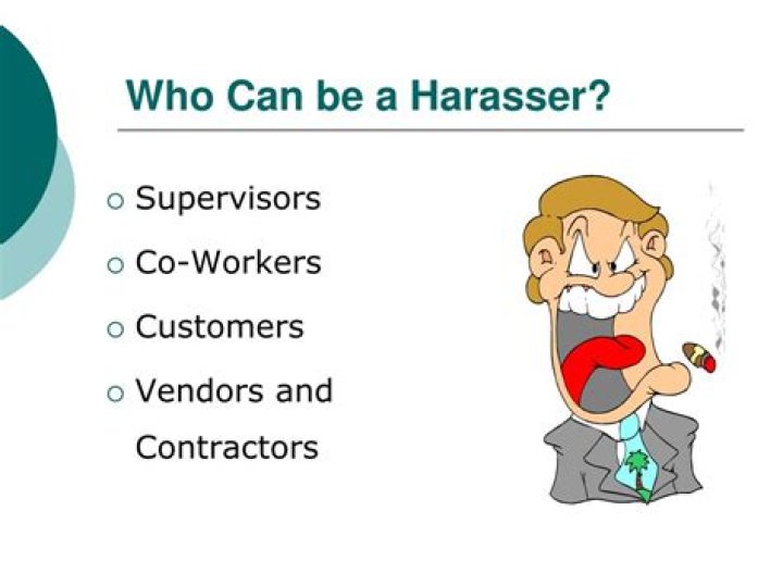 Who can be a harasser?