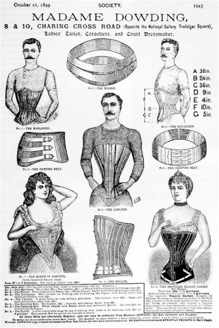 Why was the corset invented?
